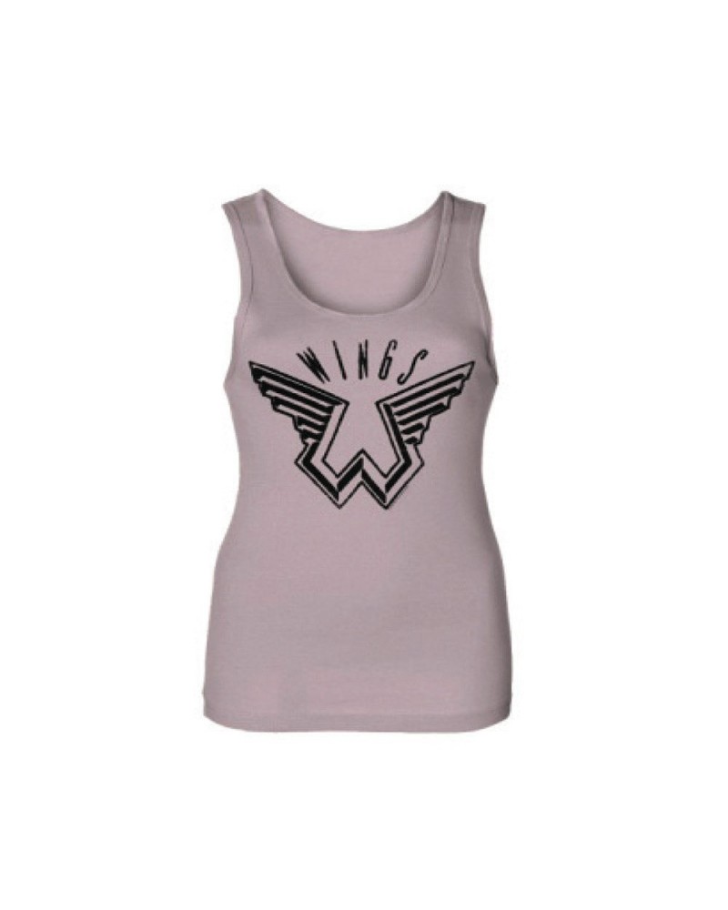 Paul McCartney Wings Logo Women's Tank Top $15.03 Shirts