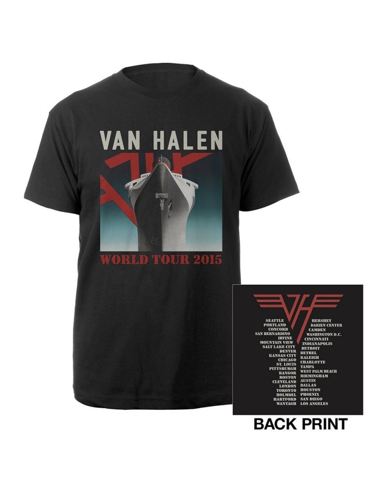 Van Halen World Tour Ship Tee $12.48 Shirts