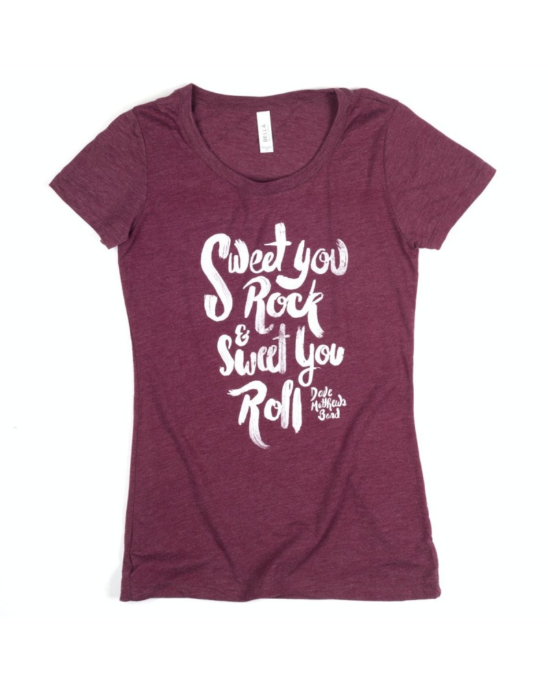 Dave Matthews Band Women's "Sweet You Rock" Logo Tee $16.80 Shirts