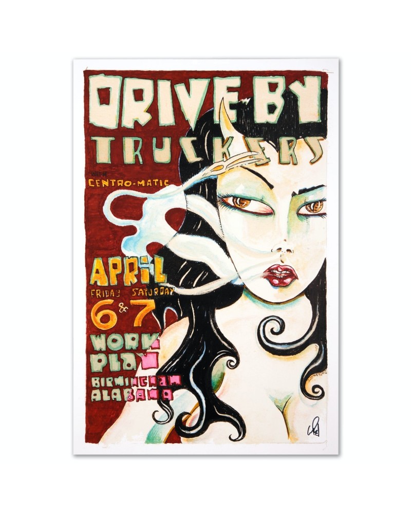 Drive-By Truckers 2012 Birmingham Poster $4.60 Decor