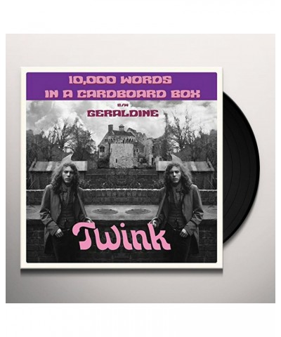 Twink 10 000 WORDS IN A CARDBOARD BOX Vinyl Record $9.40 Vinyl