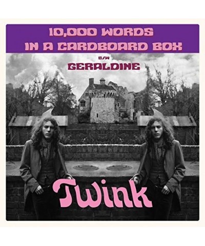 Twink 10 000 WORDS IN A CARDBOARD BOX Vinyl Record $9.40 Vinyl