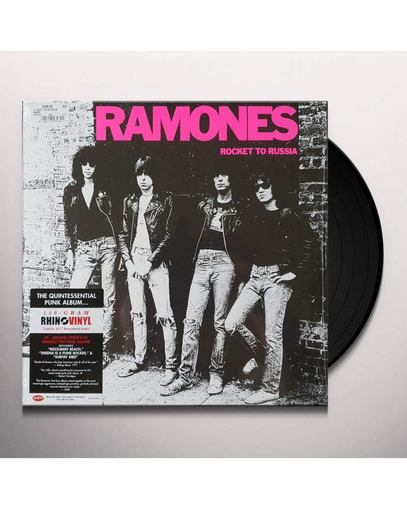 Ramones ROCKET TO RUSSIA (REMASTERED) Vinyl Record $13.50 Vinyl