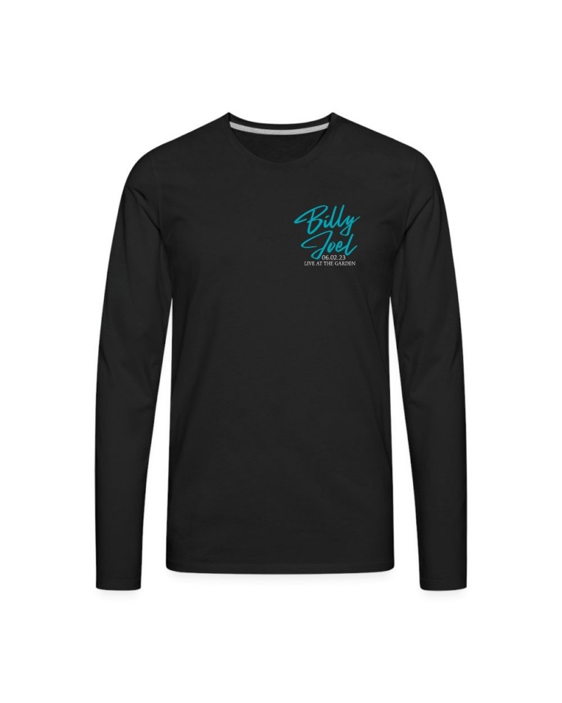 Billy Joel "6-2-23 MSG Set List" Black Long Sleeve Online Exclusive $30.00 Shirts