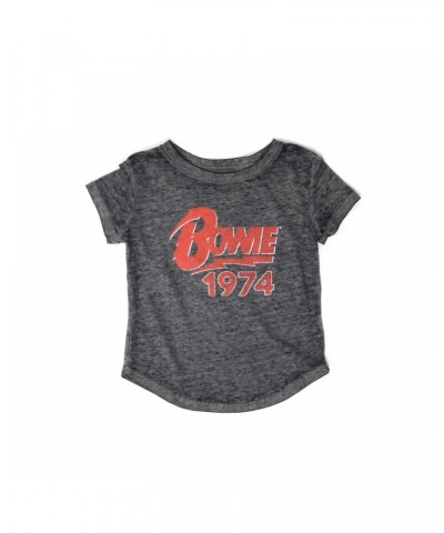 David Bowie Bowie 1974 Toddler Grey Tee $5.70 Shirts