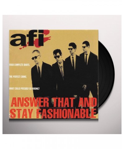 AFI Answer That And Stay Vinyl Record $6.62 Vinyl