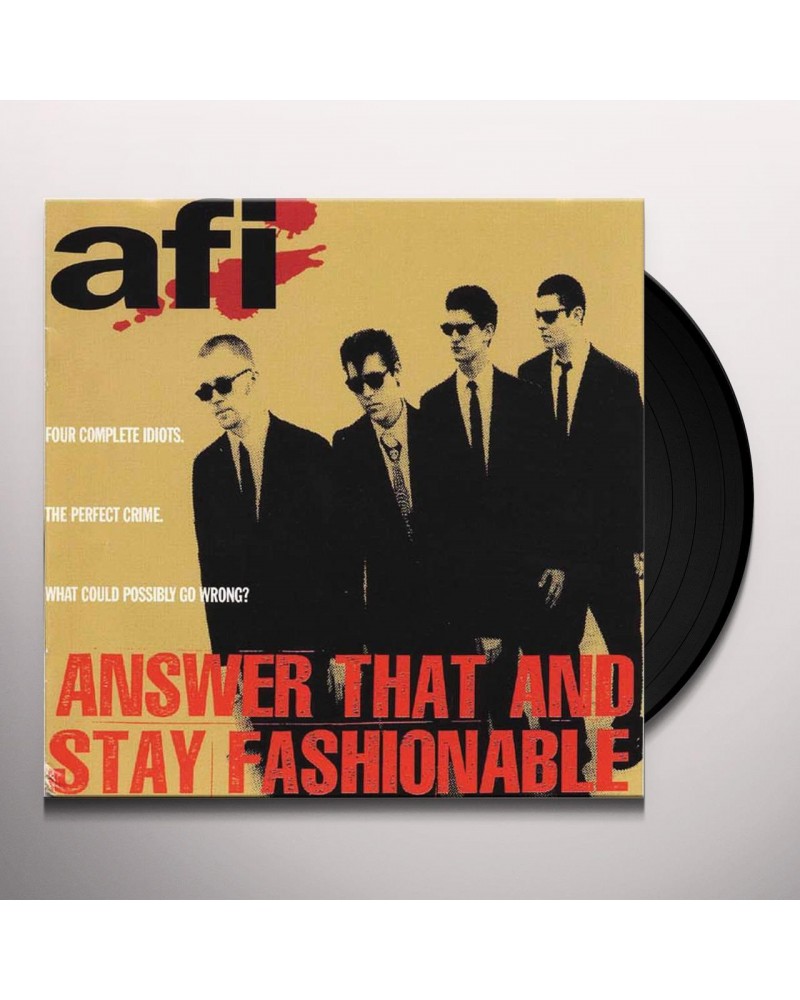 AFI Answer That And Stay Vinyl Record $6.62 Vinyl