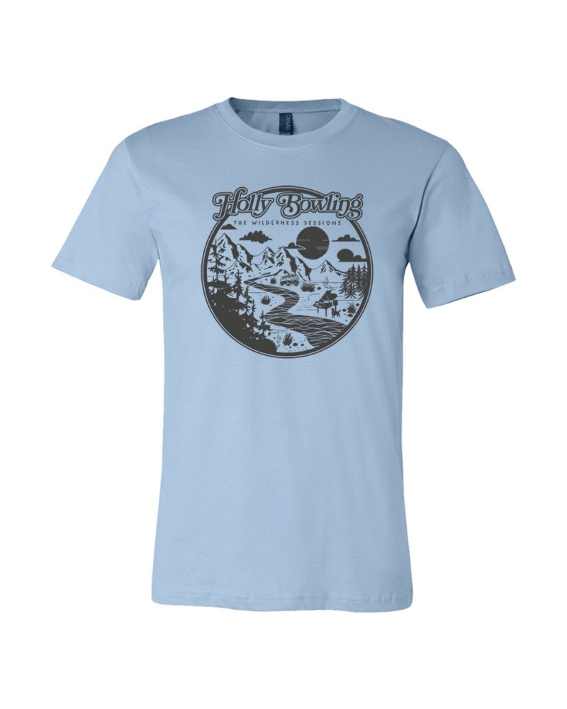 Holly Bowling Mountain T-shirt (Blue) $12.50 Shirts