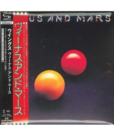 Paul McCartney & Wings VENUS AND MARS (SHM-CD/MINI LP SLEEVE/2014 REMASTER) CD $13.80 Vinyl