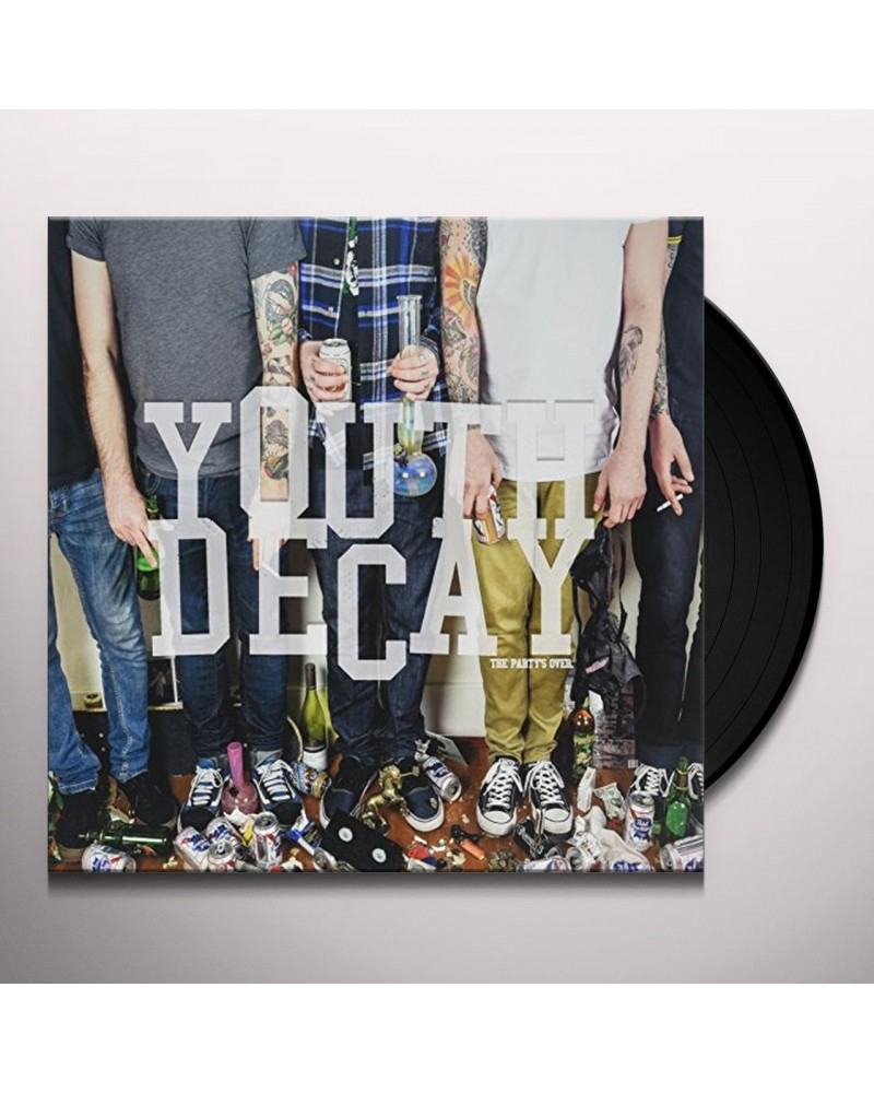 Youth Decay PARTY'S OVER Vinyl Record $7.92 Vinyl