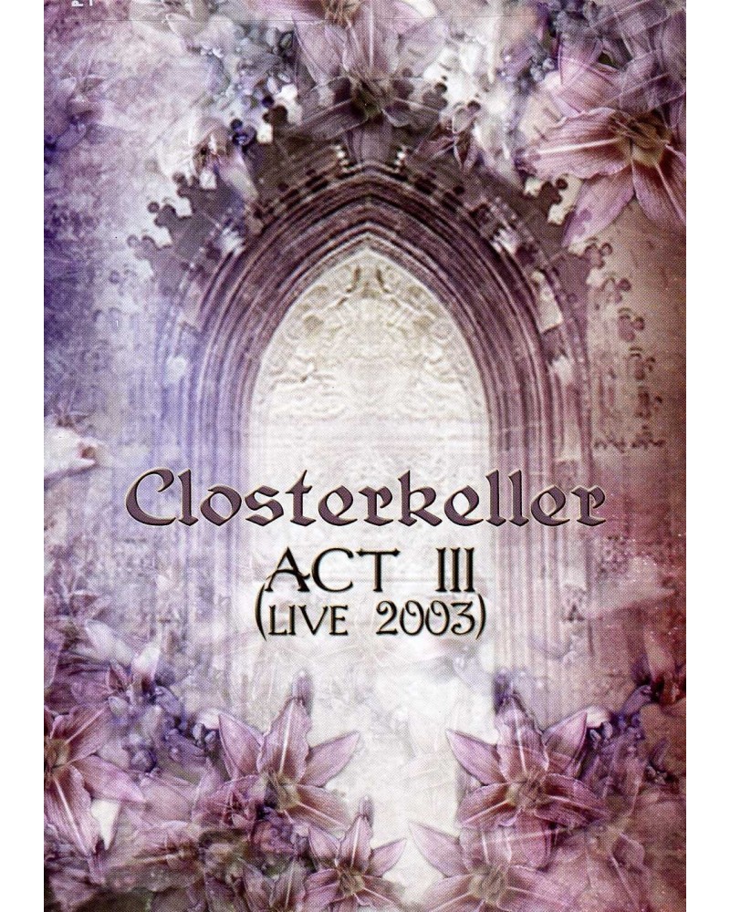 Closterkeller LIVE ACT III DVD $8.64 Videos