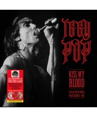 Iggy Pop KISS MY BLOOD (LIVE IN PARIS 1991) Vinyl Record $24.84 Vinyl