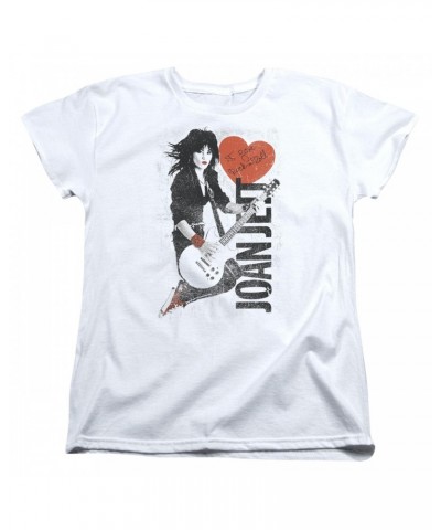 Joan Jett & the Blackhearts Women's Shirt | JUMP JETT Ladies Tee $6.60 Shirts