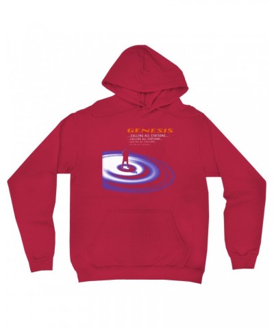 Genesis Hoodie | Calling All Stations Album Cover Hoodie $14.78 Sweatshirts