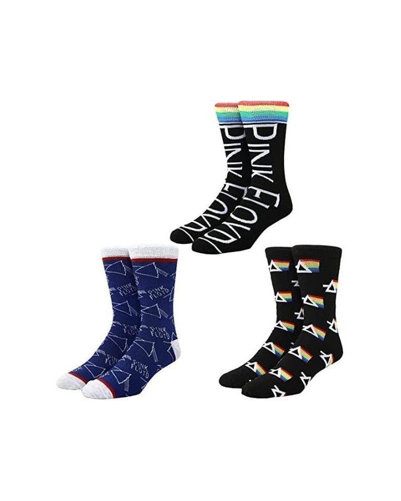 Pink Floyd Mens Casual Crew Socks 3 Pack $6.90 Footware