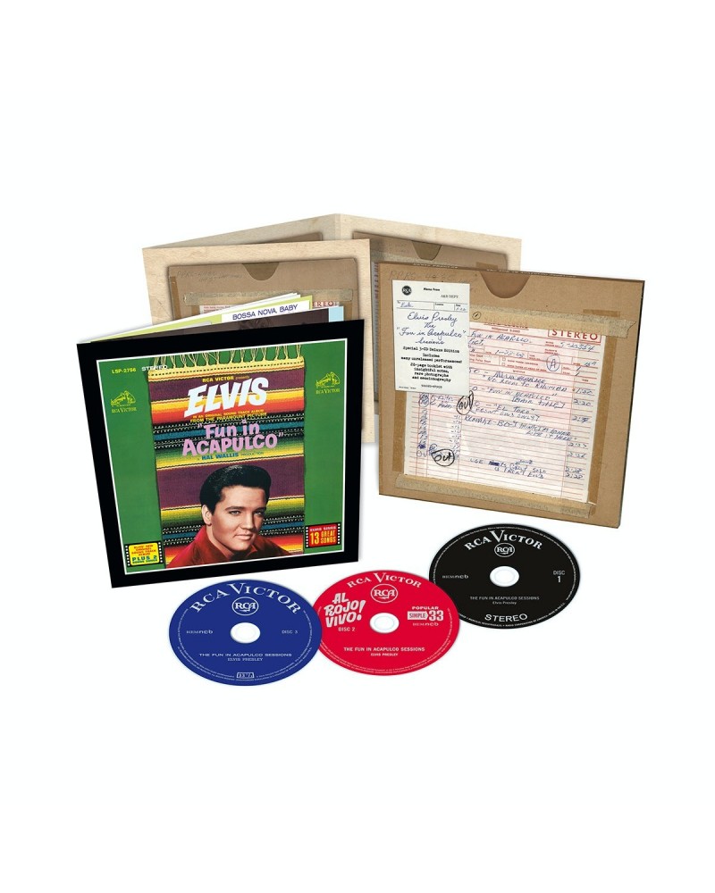 Elvis Presley FTD THE FUN IN ACAPULCO SESSIONS (3 CD + BOOK) $23.84 CD