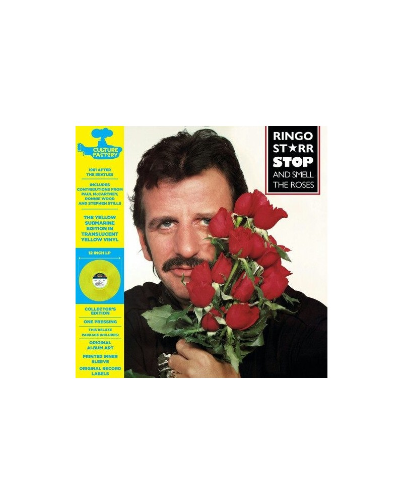 Ringo Starr Stop & Smell The Roses: Yellow Submarine Edition Vinyl Record $9.69 Vinyl