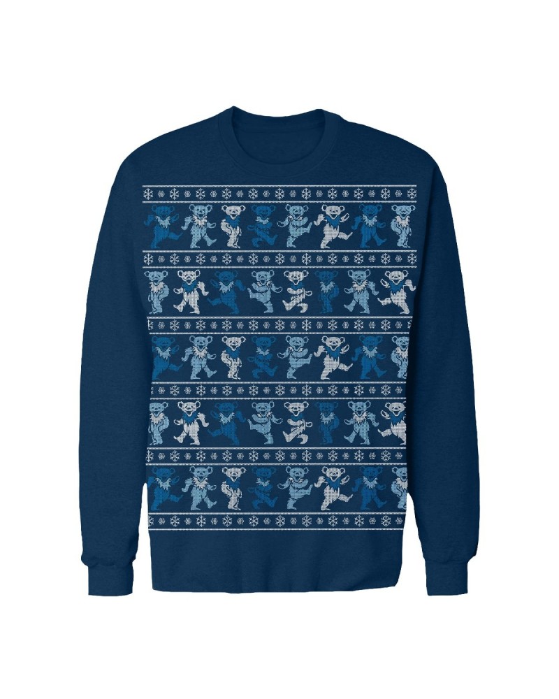 Grateful Dead Holiday Long Sleeve Shirt | Jolly Dancing Bears Long Sleeve Shirt $11.74 Shirts