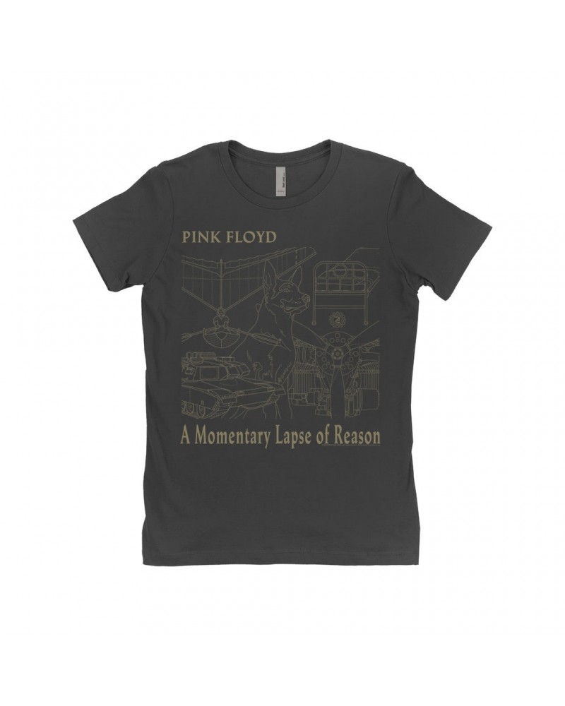 Pink Floyd Ladies' Boyfriend T-Shirt | A Momentary Lapse of Reason Schematic Shirt $9.23 Shirts