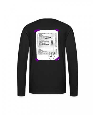 Billy Joel "11-10-23 MinnesotaSet List" Black Long Sleeve Online Exclusive $29.40 Shirts