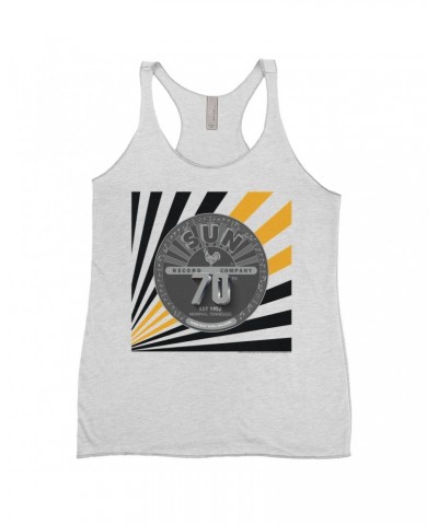 Sun Records Ladies' Tank Top | 70th Silver Shirt $11.00 Shirts