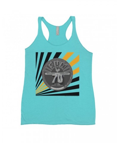 Sun Records Ladies' Tank Top | 70th Silver Shirt $11.00 Shirts