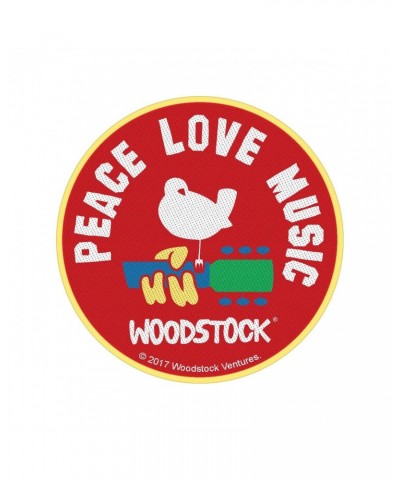 Woodstock Sew-On Patch - Peace Love Music (Patch) $8.36 Accessories