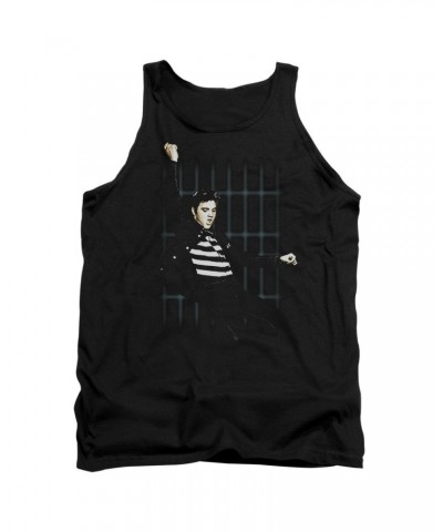 Elvis Presley Tank Top | BLUE BARS Sleeveless Shirt $7.38 Shirts