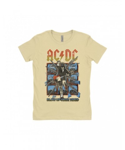 AC/DC Ladies' Boyfriend T-Shirt | Blow Up Your Video Design Shirt $9.73 Shirts