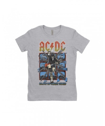 AC/DC Ladies' Boyfriend T-Shirt | Blow Up Your Video Design Shirt $9.73 Shirts