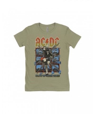 AC/DC Ladies' Boyfriend T-Shirt | Blow Up Your Video Design Shirt $9.73 Shirts