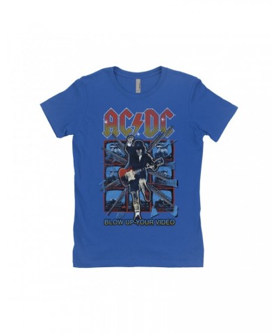 AC/DC Ladies' Boyfriend T-Shirt | Blow Up Your Video Design Shirt $9.73 Shirts