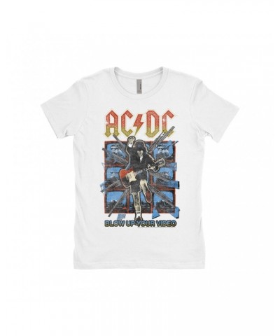 AC/DC Ladies' Boyfriend T-Shirt | Blow Up Your Video Design Shirt $9.73 Shirts