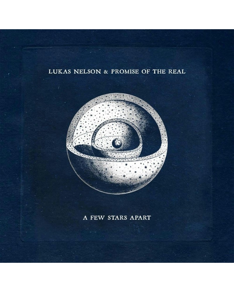 Lukas Nelson and Promise of the Real FEW STARS APART (BLACK W/ WHITE SPLATTER VINYL) Vinyl Record $11.40 Vinyl