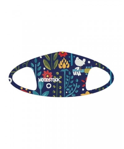 Woodstock Blue Floral Face Mask $4.80 Accessories