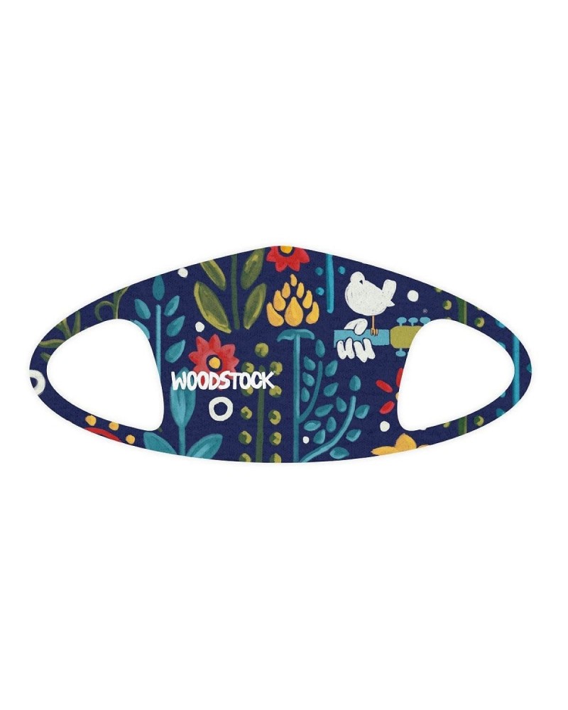 Woodstock Blue Floral Face Mask $4.80 Accessories