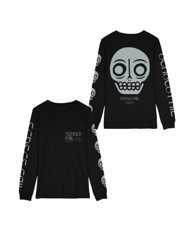 Senses Fail Skull Black Long Sleeve $18.00 Shirts