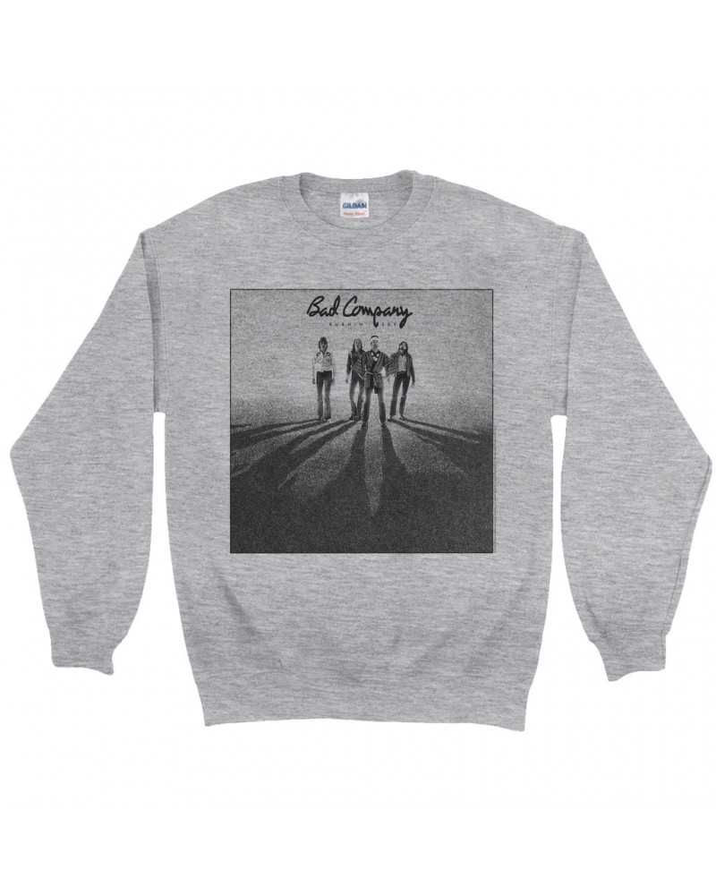 Bad Company Sweatshirt | Burnin' Sky Album Cover Sweatshirt $12.93 Sweatshirts