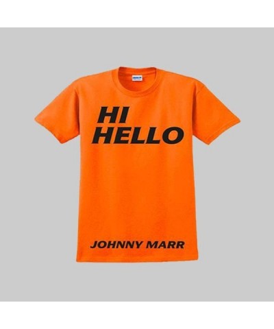 Johnny Marr HI HELLO ORANGE T-SHIRT $5.49 Shirts