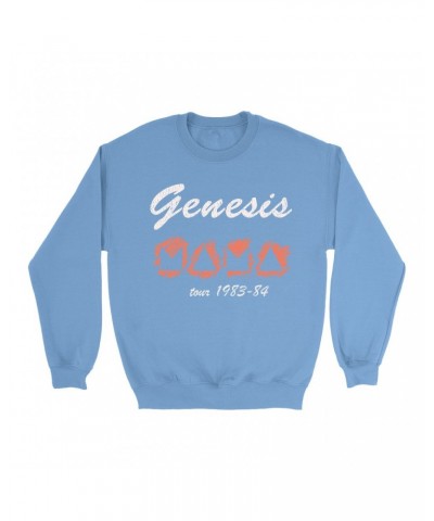 Genesis Bright Colored Sweatshirt | Mama Tour 1983-84 Image Distressed Sweatshirt $16.43 Sweatshirts