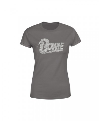 David Bowie Bowie Glitter Logo T-shirt $11.90 Shirts