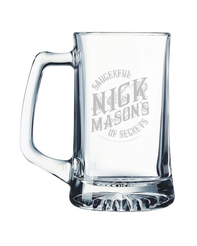 Nick Mason's Saucerful of Secrets SOS Logo Laser Etched Beer Stein $12.00 Drinkware