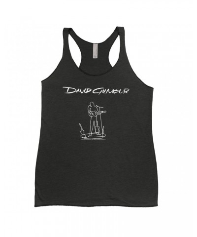 David Gilmour Ladies' Tank Top | Sketch Shirt $13.32 Shirts