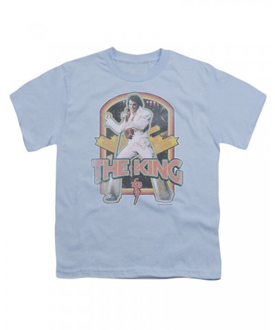 Elvis Presley Youth Tee | DISTRESSED KING Youth T Shirt $4.50 Kids