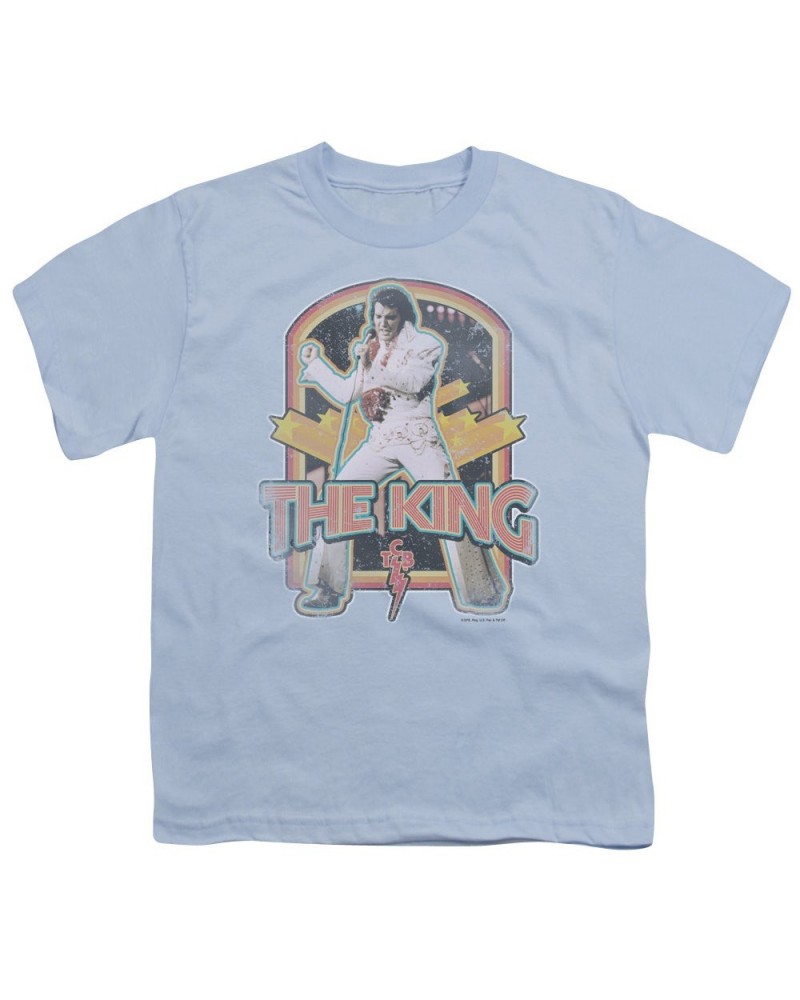 Elvis Presley Youth Tee | DISTRESSED KING Youth T Shirt $4.50 Kids