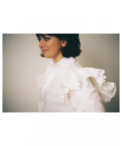 Annie Hamilton Ruffle Shirt // White $58.62 Shirts