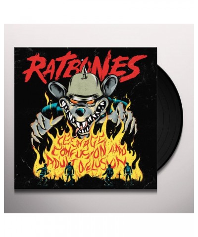 Ratbones Teenage Confusion And Adult Delusion Vinyl Record $9.40 Vinyl