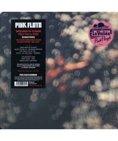 Pink Floyd LP - Obscured By Clouds (180g) (remastered) (Radius corners) (Vinyl) $19.84 Vinyl