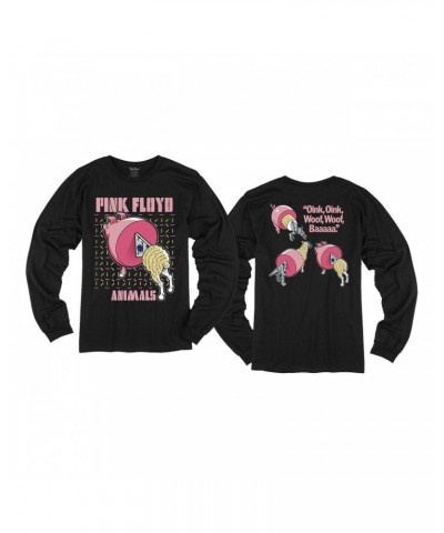 Pink Floyd Animals Oink Oink Long Sleeve T-shirt $18.50 Shirts