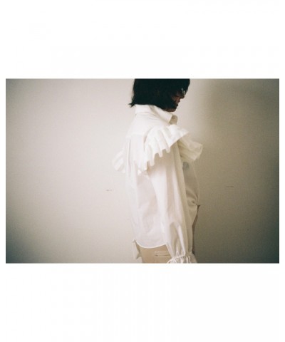 Annie Hamilton Ruffle Shirt // White $58.62 Shirts